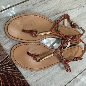 Coach size 6.5 thong flats